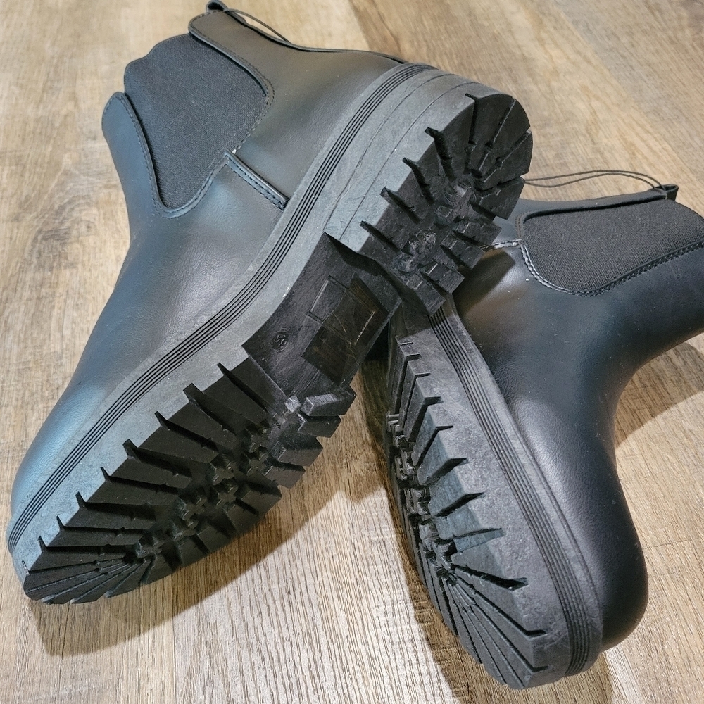 Mudd   Ladies Black Ankle Boots - Picture 8 of 9